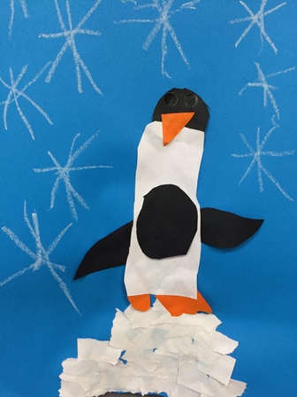 winter pinguin kleuters